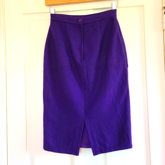 VINTAGE - Wool blend skirt - Picture 9 of 9